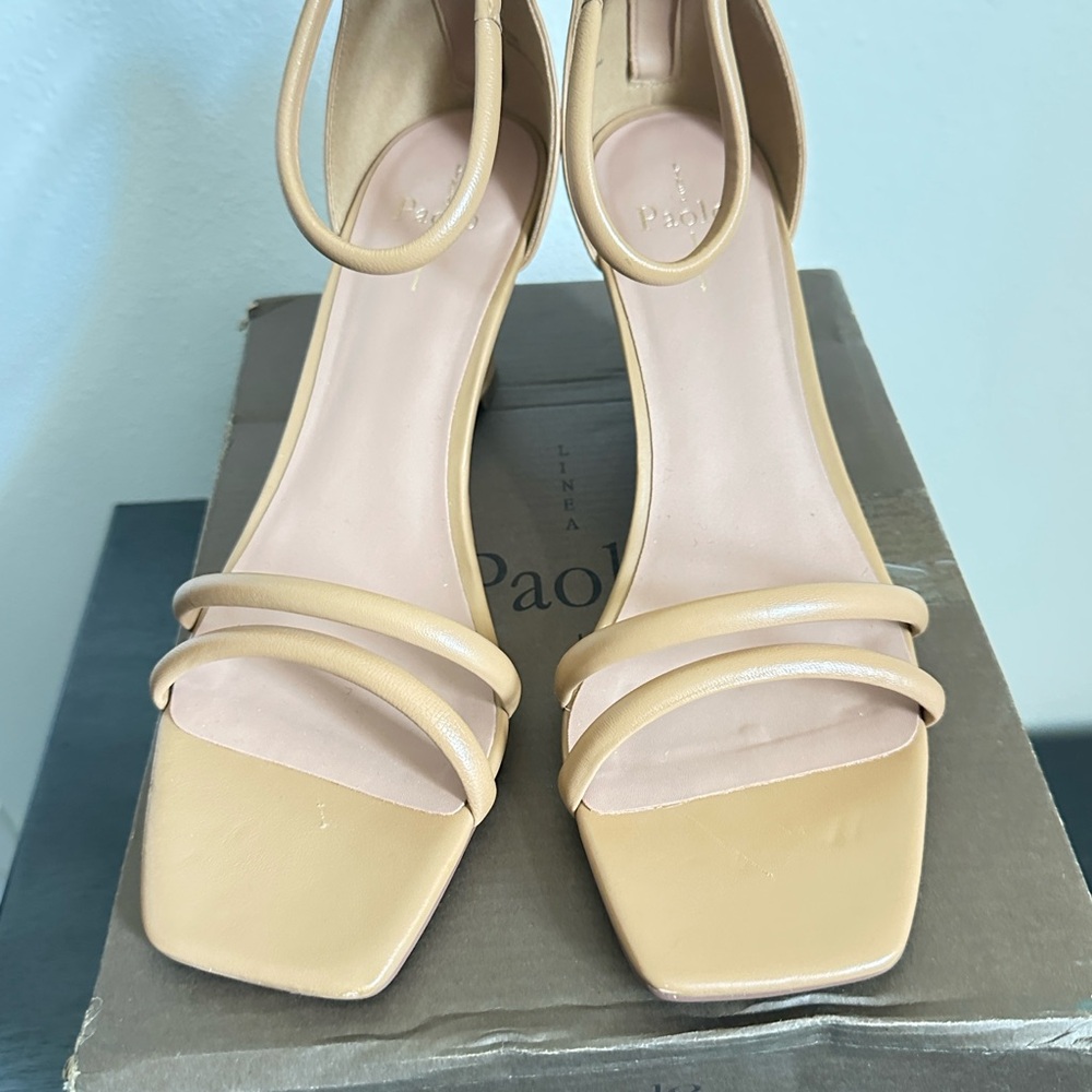 🆕 Linea Paolo NIB Violeta Wedge in Desert SZ 11